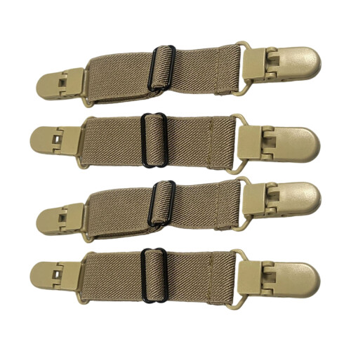 Quick Install Flexible Plastic Clip Fasteners Band With-Khaki