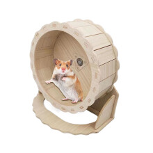 Dwarf hamster wheel – natural enrichment toy, small pet habitat for cage