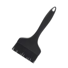 Silicone Basting Brush for BBQ and Baking with Ergonomic NonSlip Grip and Wide FoodGrade Bristles