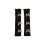 1 paar functionele armwarmers, armhoezen-Wit zwarte strik 2