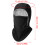 Fleece Balaclava Integrated Design Windproof Hooded for-Black 2