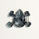 Multipurpose Punk Skull Buckle Metal Texture Comfortable-Silver 3