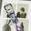 High Quality PU Belt Graffiti Style Double-black and white 7