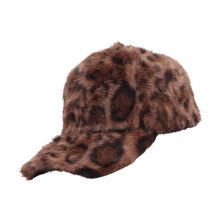 Fashion Leopard Pattern Baseball Hat for Cold Weather-3