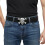 Multipurpose Punk Skull Buckle Metal Texture Comfortable-Silver 5