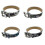High Quality PU Belt Graffiti Style Double-black and white 2