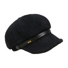 Comfortable Warm Hat Unisex Design Perfect For Daily-Black M
