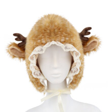 Winter Warm EarFlap Cap Deer Ear Trapper for Outdoor-light tan