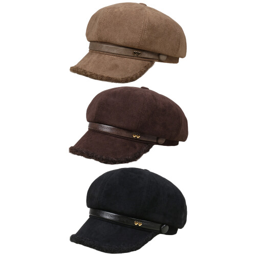 Comfortable Warm Hat Unisex Design Perfect For Daily-Black M 1