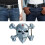 Practical Punk Western Belt Buckle Silver Color Suitable-Silver 2