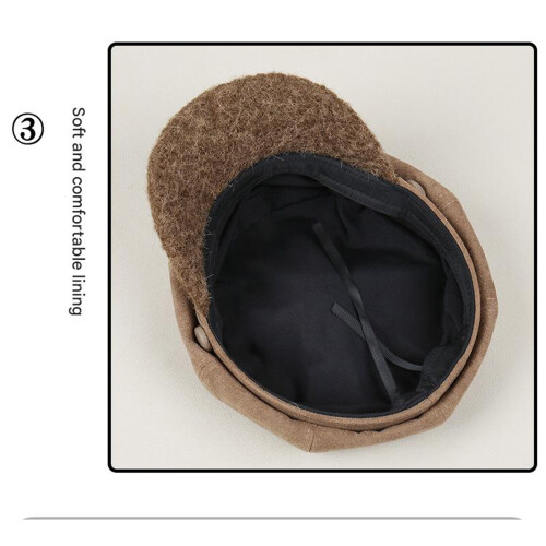 Comfortable Warm Hat Unisex Design Perfect For Daily-Black M 2