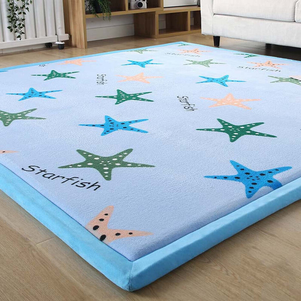 Custom Size Area Rug Large Baby Crawling Mat For Nursery Living Room And Bedroom Soft Nonslip Yoga Floor Mat Coral