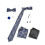 Coffret cadeau d'accessoires pour hommes, ensemble de 9-LB189 5