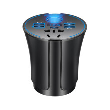 Car Power Inverter with USB and Type C Charger 12V 24V to 220V for Fast Charging Camping Travel