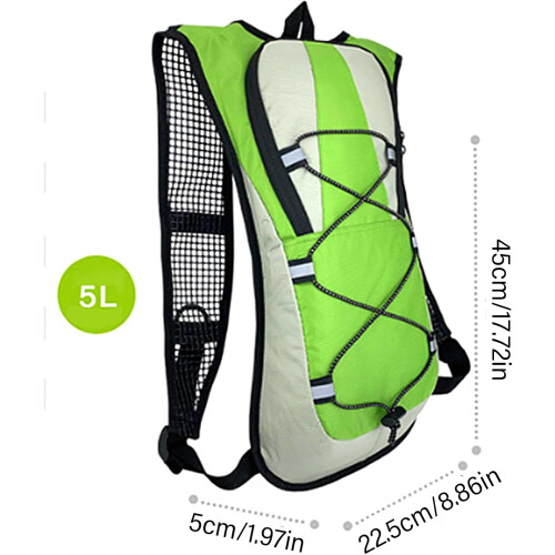 Hydration Backpack One Size Water Bladder Bag Hydration Pack For Running Cycling Camping Travel Daypack 2
