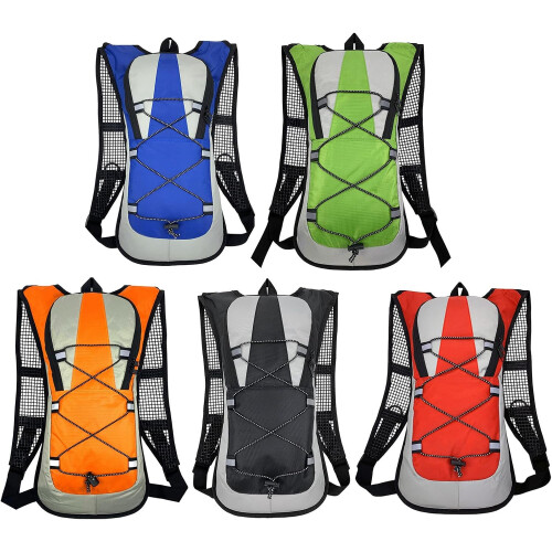 Hydration Backpack Water Bladder Bag Hydration Pack For Running Cycling Camping Travel Daypack Blue 2