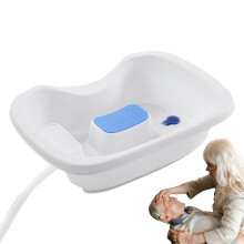 Hair Wash Tub Ergonomic Neck Support Station Shampoo Bowl Basin For Disabled Kids Home Use