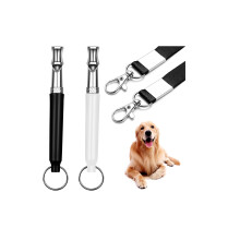 Dog Whistle, Pack of 2, Ultrasonic Whistle, Quiet Whistle, Dog Whistle, Adjustable Dog Training Whistle with Drawstring
