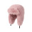 Adjustable Winter Earmuffs Hat with Plush Exterior-Pink 1