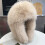 Adjustable Winter Earmuffs Hat with Plush Exterior-Pink 5