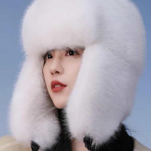Adjustable Winter Earmuffs Hat with Plush Exterior-Pink 1