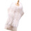 Soft Furry Neck Wrap Polyester Winter Scarf Lightweight-White 1