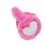 Furry Ear Warmer Snowboarding Fleecy Ear-rose pink Foldable 1