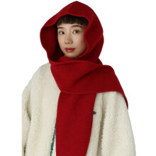 Winter Triangular Scarf Soft Shawl For Women Elegant Gift-Red