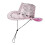 Sparkly Practical Cowboy Hats with Sequins for-Pink 1