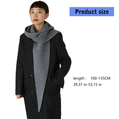 Winter Triangular Scarf Soft Shawl For Women Elegant Gift-Red 2