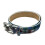 Retro Graffiti Belt Double Prong Buckles Adjustable-blue brown 1