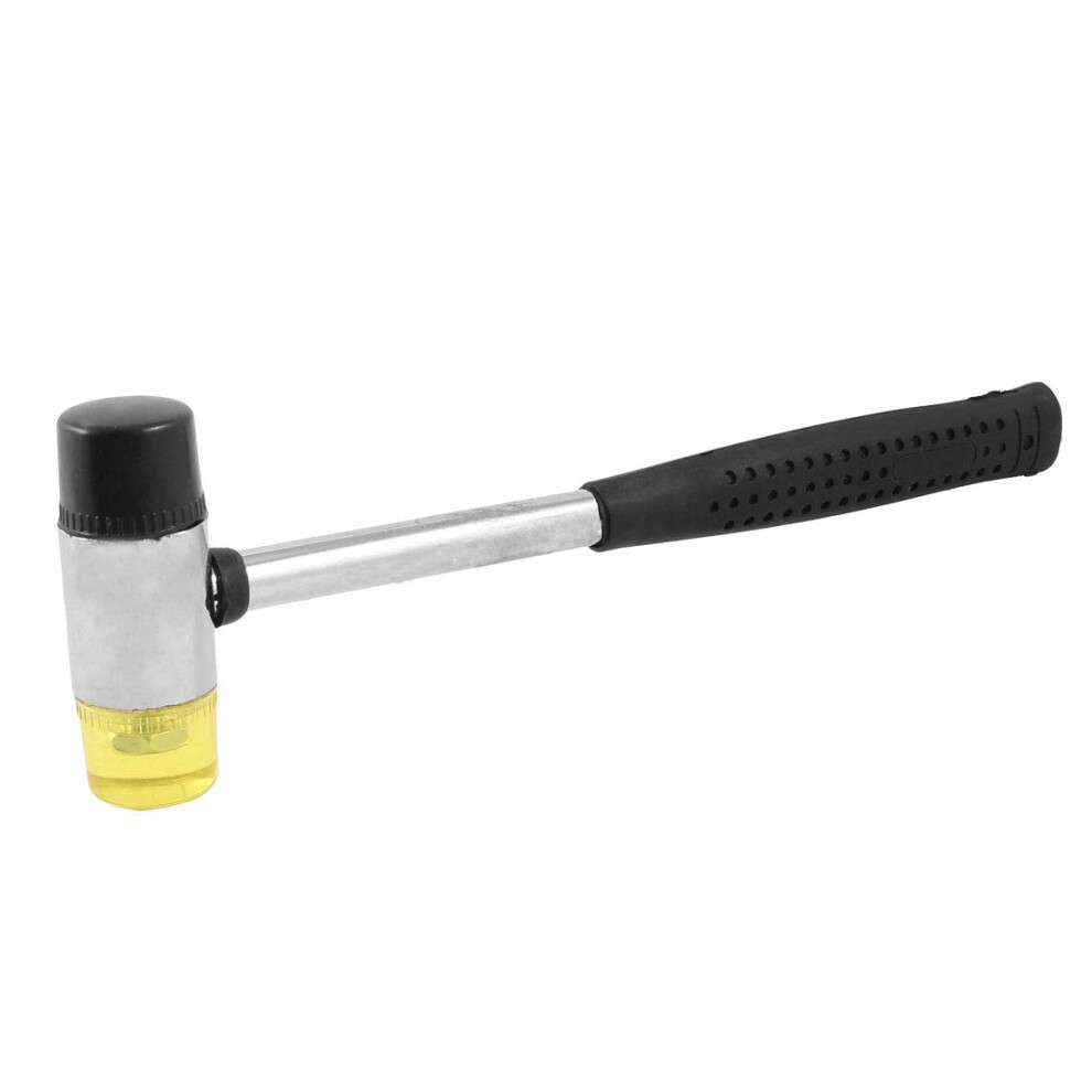 Nonslip Handle Double Head Mallet 26 Cm, Rubber Mallet, Nonslip Grip Woodworking Hand Tool 9189345981647