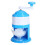 Ice Machine Manual Fruit Smoothie Maker, Mini Household Ice Crusher, Compact Countertop Tool 1
