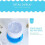 Ice Machine Manual Fruit Smoothie Maker, Mini Household Ice Crusher, Compact Countertop Tool 3