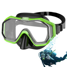 Snorkeling Goggles Nose Cover, AntiFog Tempered Glass Diving Goggles, Waterproof Swimming Goggles