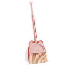 Cleaning tool set for toddlers with small broom and dustpan, roleplay accessory for kids to develop habits, for girls.