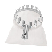 Fruit Tree Harvesting Tool Metal Fruit Harvester Head White Auxiliary Tools Collection Fruit Picker Head