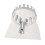 Fruit Tree Harvesting Tool Metal Fruit Harvester Head White Auxiliary Tools Collection Fruit Picker Head 1