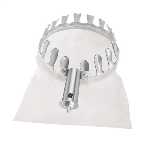 Fruit Tree Harvesting Tool Metal Fruit Harvester Head White Auxiliary Tools Collection Fruit Picker Head