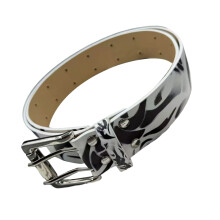 Alle leeftijden Retro Graffiti Art Belt Duurzaam-zwart en wit