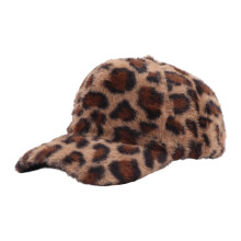 Baseballpet met luipaardpatroon, zachte pluche, warmte-6