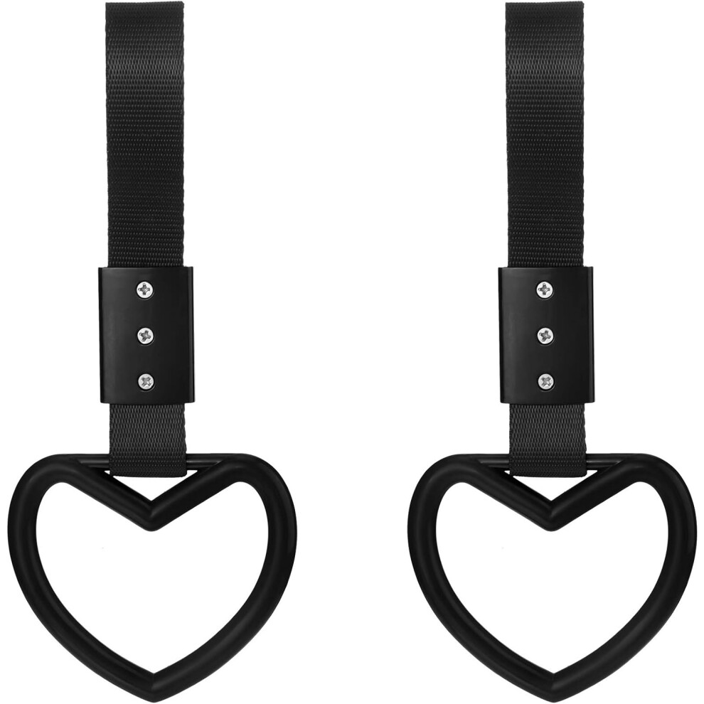 Heart-Shaped Car Handle, Easy Installation Interior Exterior Decoration For Cars, Trains, Subways, Buses (Red), Vehicle Friendly, Road Safety Red 9190834909196