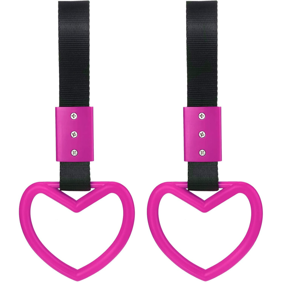 Interior Exterior Decoration, Heart-Shaped Car Handle For Cars, Trains, Subways, Buses (Red), Car Interior, Vehicle Use, Road Safety, Drive Comfort Red 9190834603636
