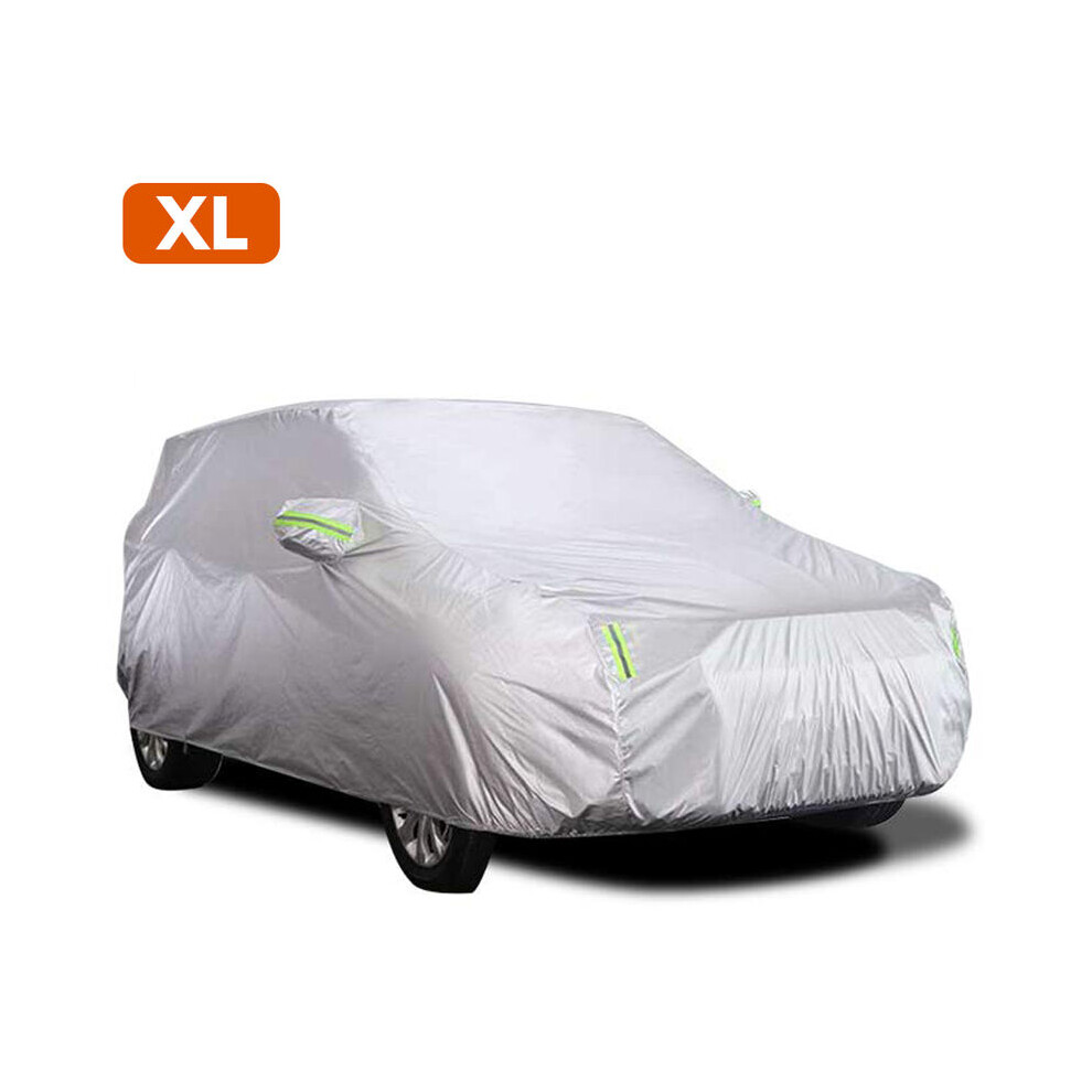 Professional Design Car Cover, All-Weather Waterproof, Universal Fitment, 6-Layer High-Density Material, Comprehensive Protection Year-Round Silver 9190834257730