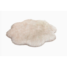 Non-slip Backing Faux Sheepskin Rug, 2'X2' Square Size, Cozy & Hard-wearing, Washable At 30C, Super Soft And Shaggy, Perfect For Bedroom And Living
