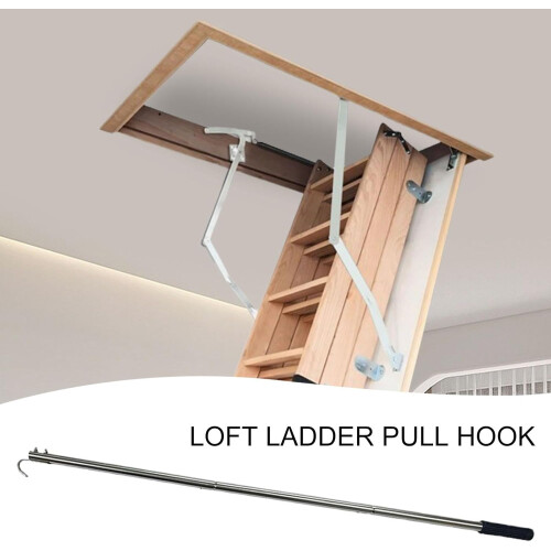 Loft Door Pull  Loft Ladder Pull System, Loft Pull Hook Kit  Multifunctional Pull Bar 1