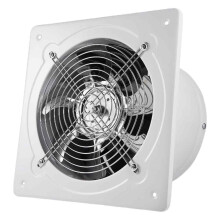 Solución de flujo de aire por conductos para habitaciones, ventilador de ventilación eficiente con válvula anticorrosión y de cierre automático,