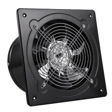 Exaustor de parede, estável e durável, com construção em aço inoxidável CR, sistema de ventilação com controle mecânico e operação