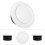 Grille d'aération ABS pour une installation facile, diffuseur de plafond blanc avec conception détachable, grille d'aération réglable pour 6
