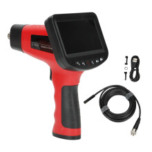 Innovatieve inspectiecamera met dubbele lens, voorzien van een 4,3-inch HD-monitor, beeldvorming in hoge resolutie en geheugenkaartopslag voor